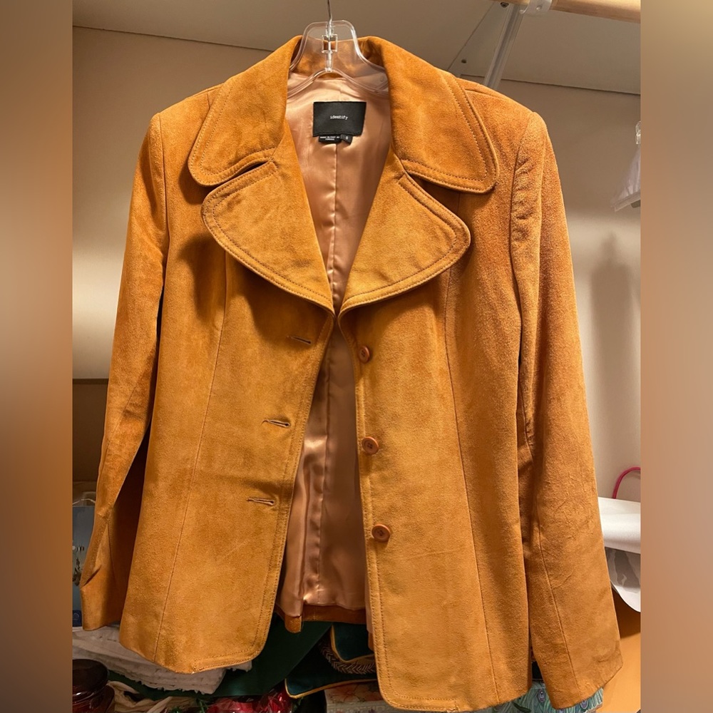 Y2K Suede Jacket sized S